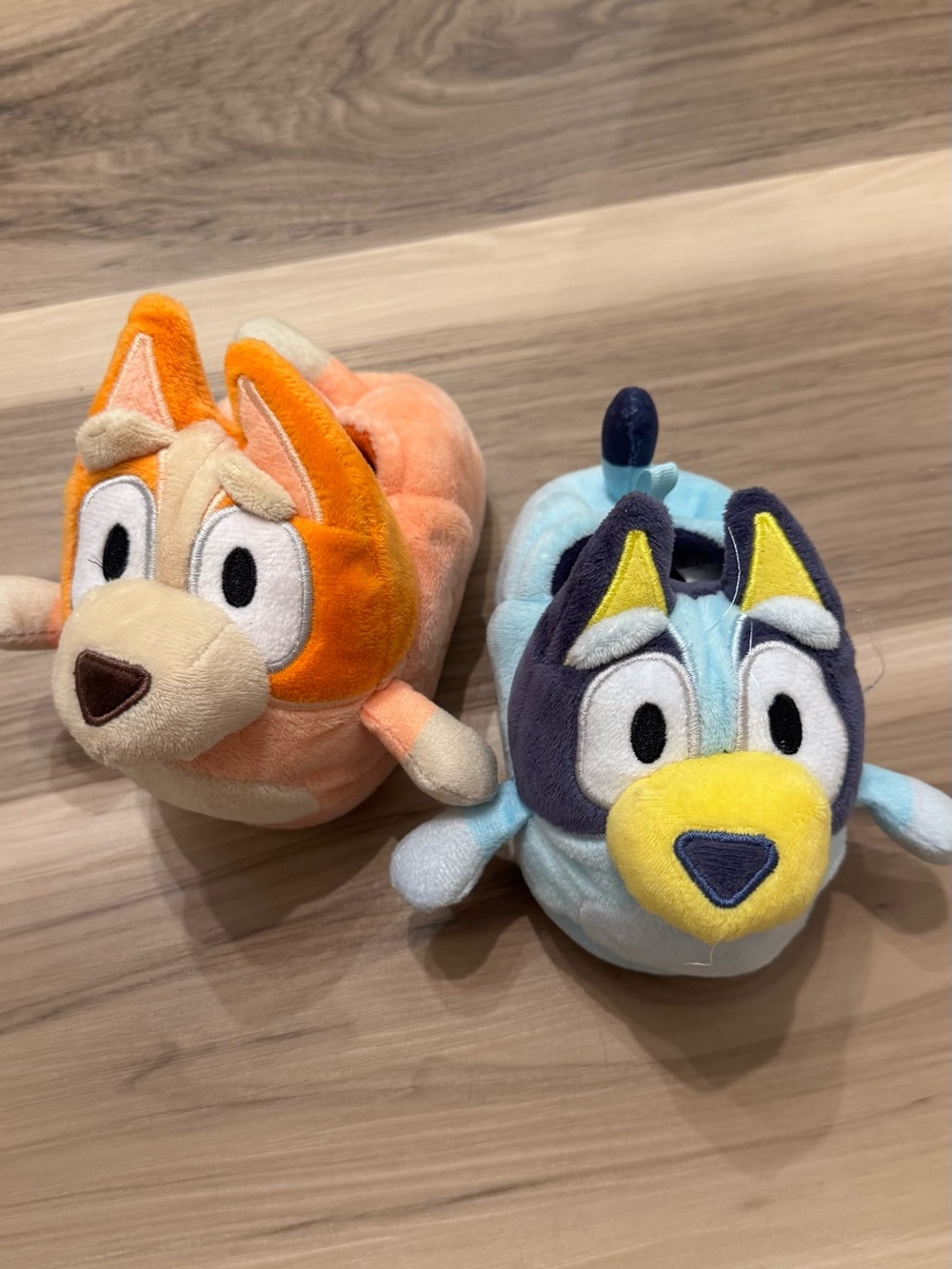 Toddler Bluey & bingo Plush Dog slip on Slippers size 5/6